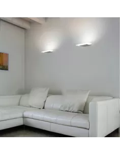 Linea light 7487 dublight aplique led 27w satinado plex 2